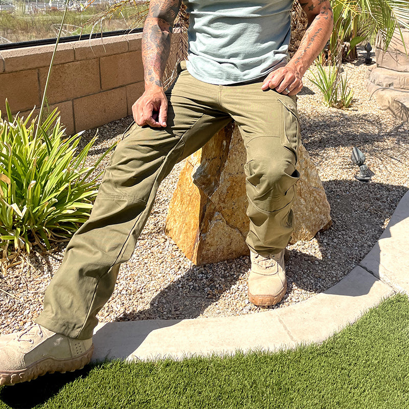 Men's Stretch Cargo Trousers Wear-resistant Work Trousers