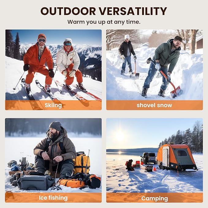 ArcticDown Pro Heated Puffer Vest for Men – Tactical Lightweight Thermal Bodywarmer