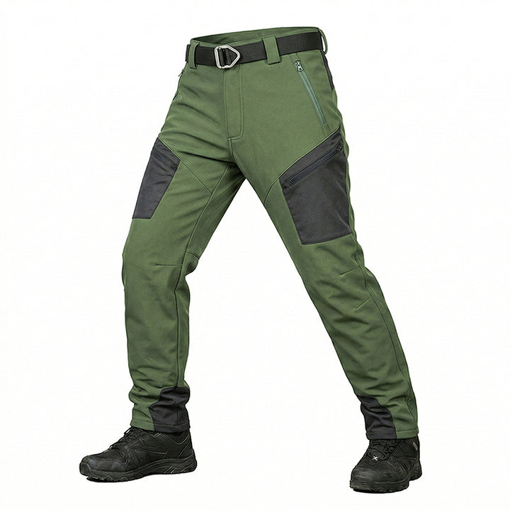 Grampus Men's Softshell Waterproof Outdoor Cargo Trousers for Winter