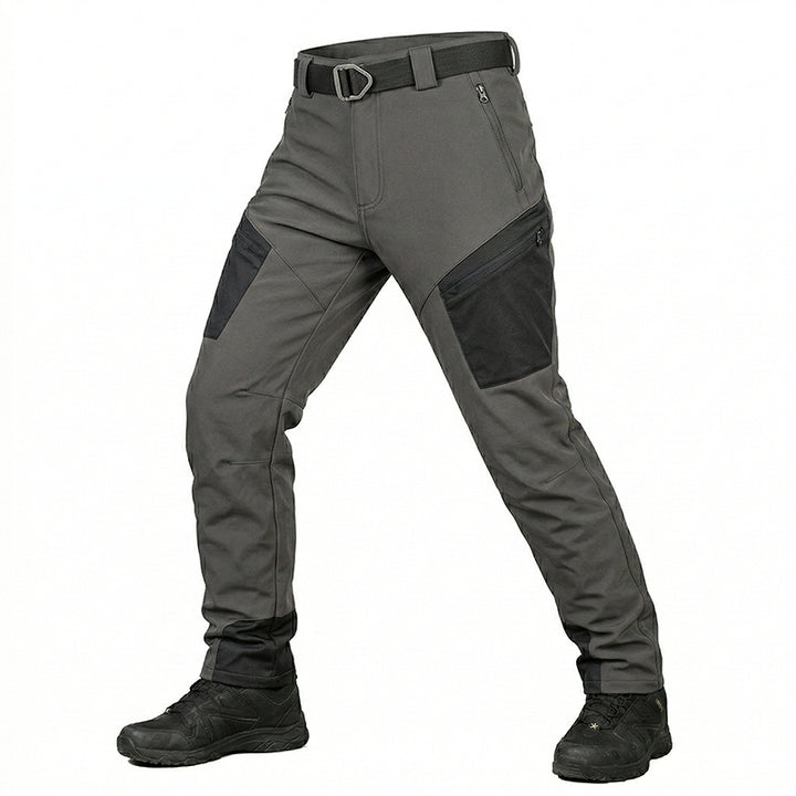 Grampus Men's Softshell Waterproof Outdoor Cargo Trousers for Winter