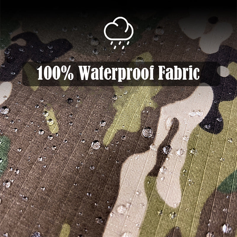 TWS Waterproof Heat-Reflective Tactical Jacket & Trousers Set for Outdoor Use