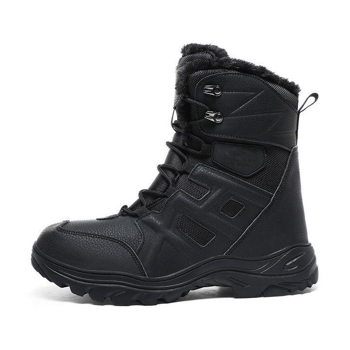 TWS Men’s Fur-Lined Outdoor Combat Boots
