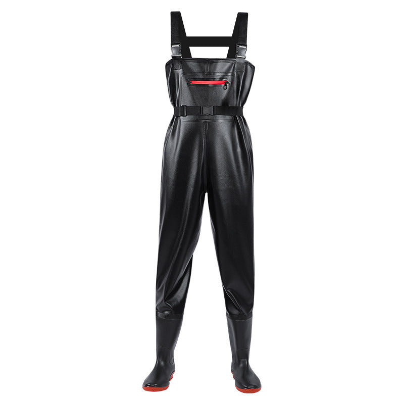 TWS Chest Waders with Boots – Waterproof Fishing & Hunting Waders for Men & Women, Durable 2-Ply Nylon/PVC Chest Waders for Outdoor Use