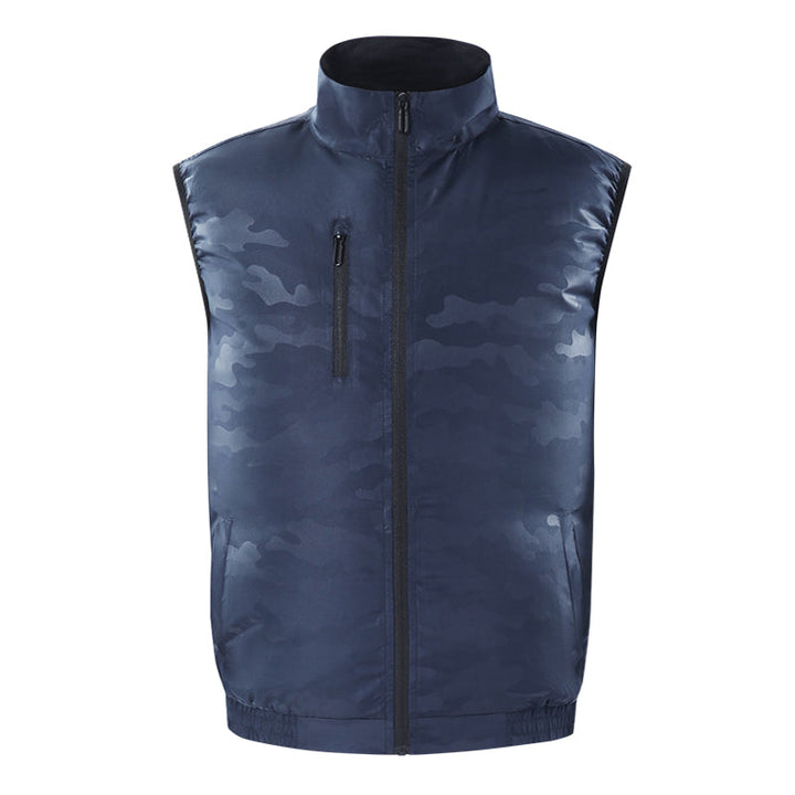 Tactical 2-Fan Electric Air Cooling Vest – Outdoor Leisure & Fishing Gear, Heatstroke Prevention