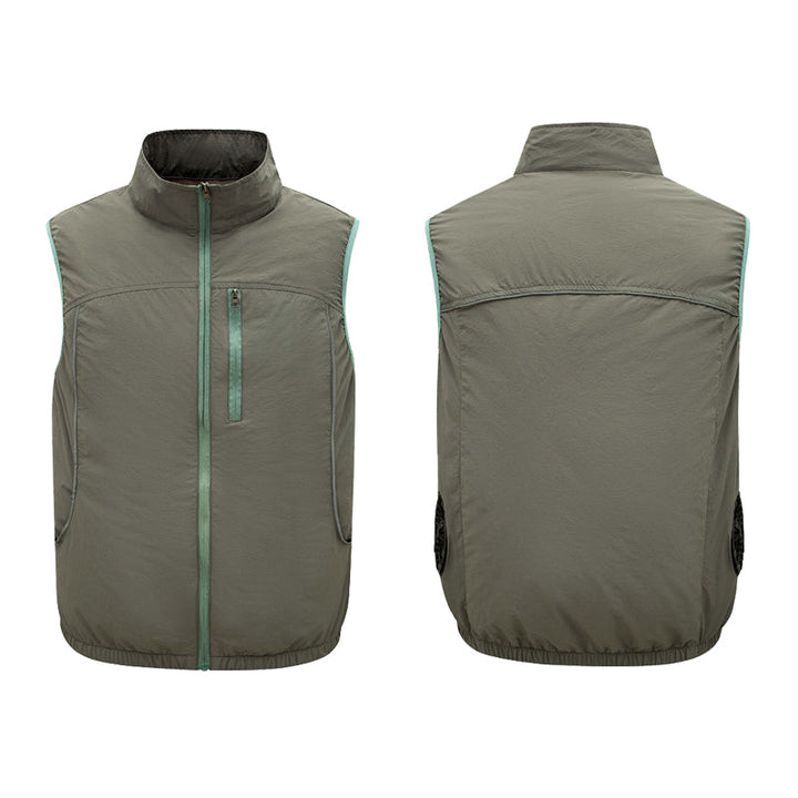 Retro Air Cooling Vest with 2 Fans – Electric Cooling Vest for Outdoor Activities