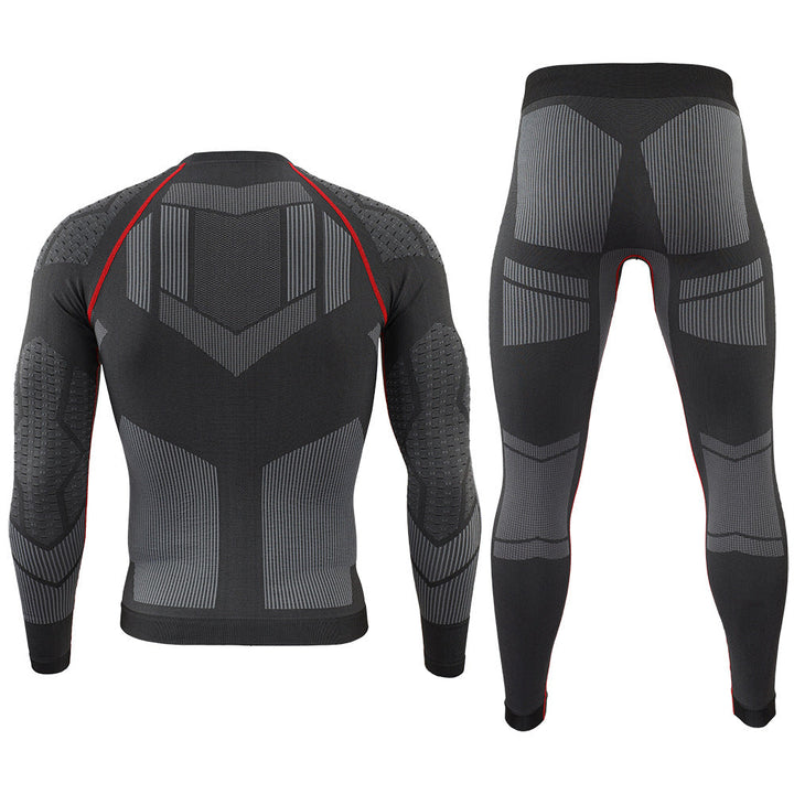 Men's Ski Fitness Underwear Tactical Sports Shapewear Set