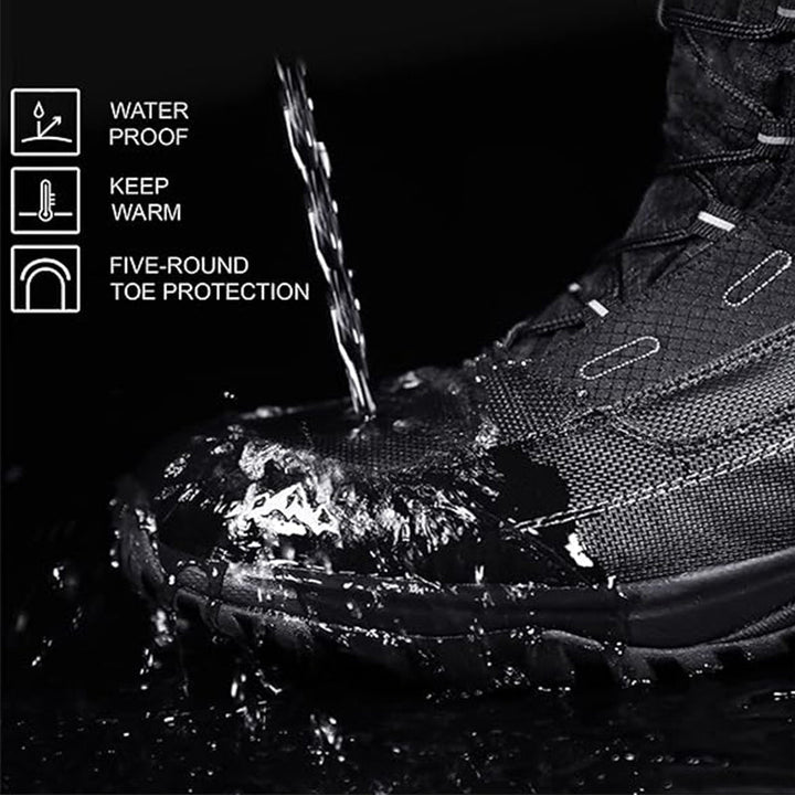 TWS Arctic Tactical Waterproof Snow Boots for Men – Warm & Durable Outdoor Footwear