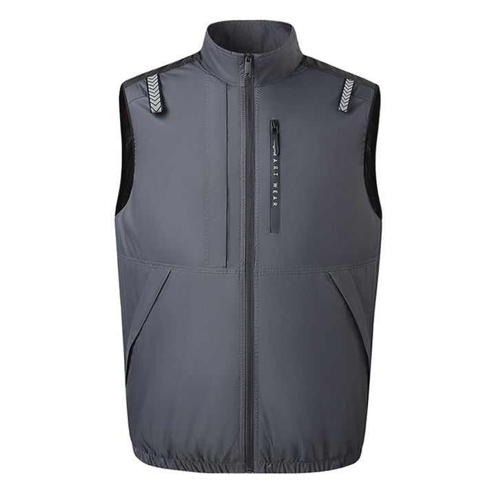 Tactical 2-Fan Electric Air Cooling Vest – Outdoor Leisure & Fishing Gear, Heatstroke Prevention