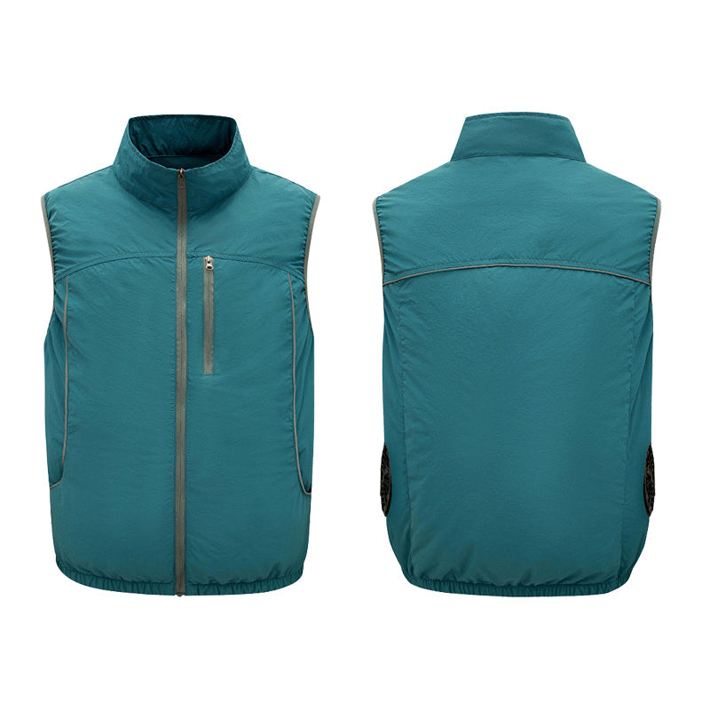 Retro Air Cooling Vest with 2 Fans – Electric Cooling Vest for Outdoor Activities