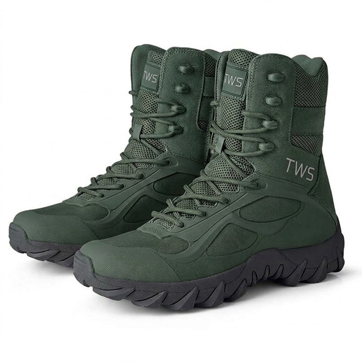 TWS Men’s High-Top Tactical Lightweight Outdoor Combat Boots