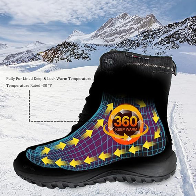 TWS Arctic Tactical Waterproof Snow Boots for Men – Warm & Durable Outdoor Footwear