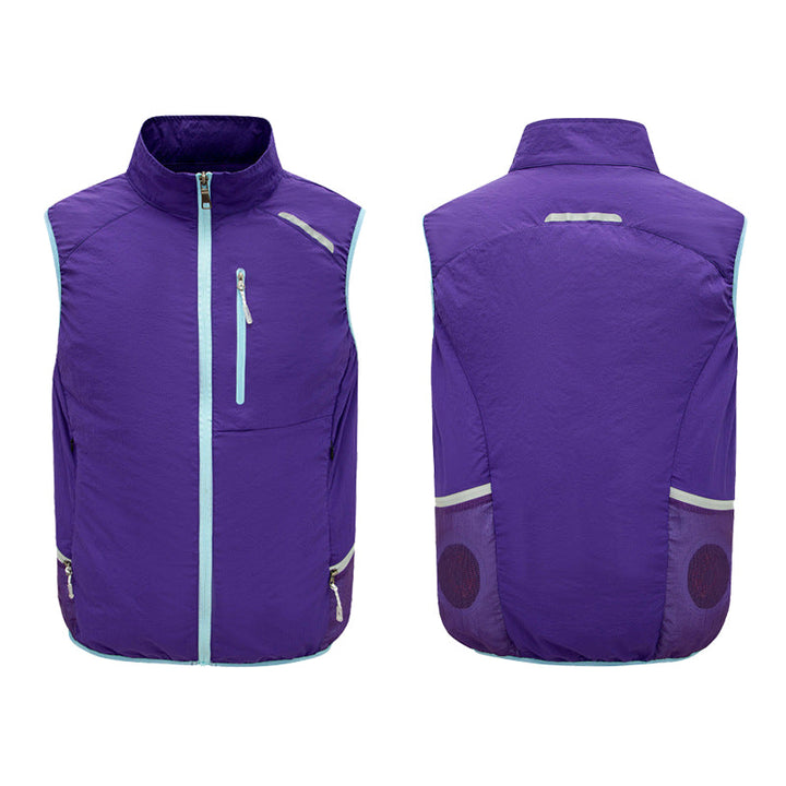 Retro Air Cooling Vest with 2 Fans – Electric Cooling Vest for Outdoor Activities