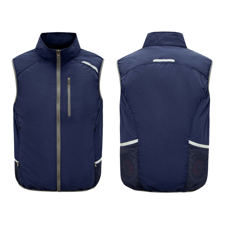 Retro Air Cooling Vest with 2 Fans – Electric Cooling Vest for Outdoor Activities