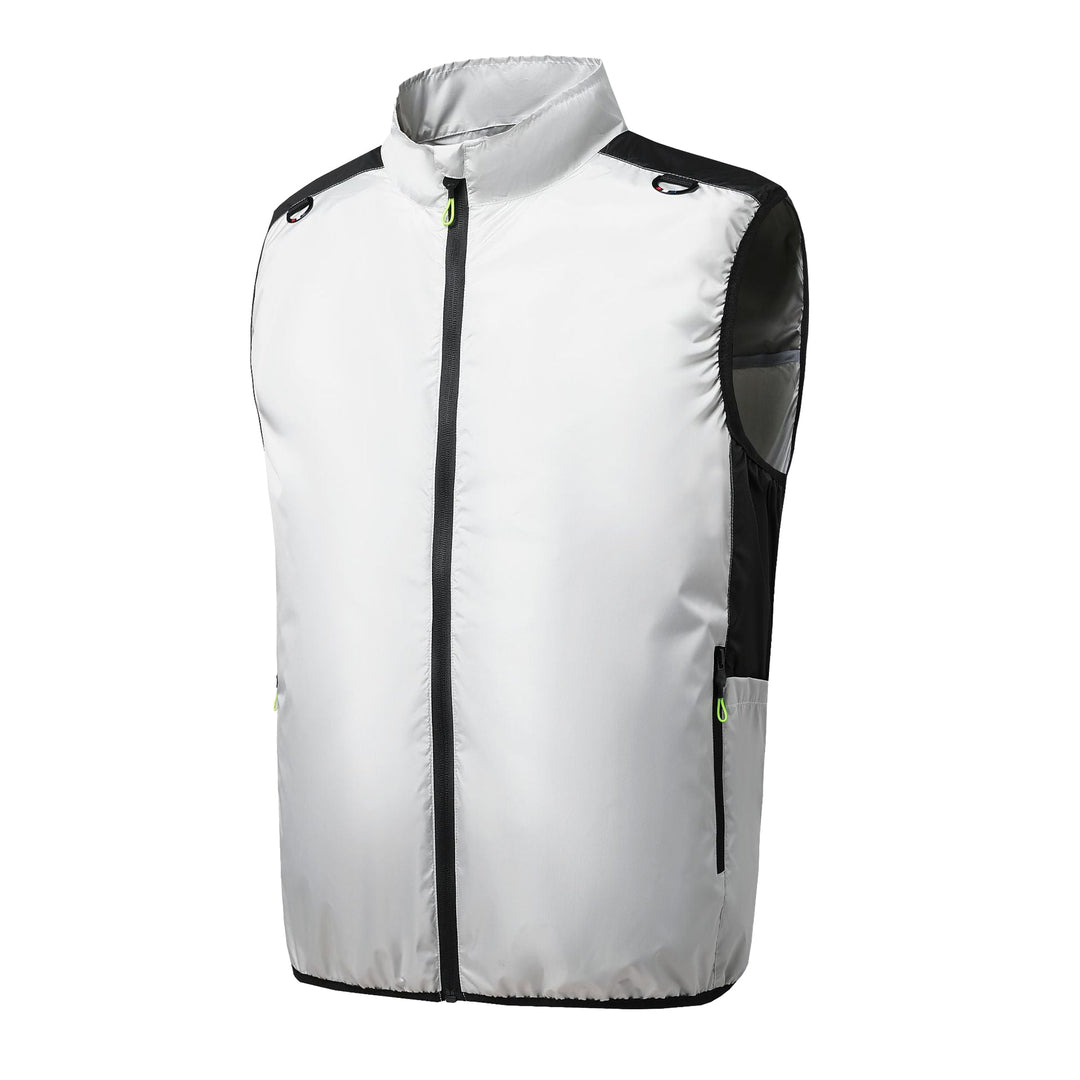 Summer Outdoor Air Cooling Vest with 2 Fans – Electric Work Vest for Fishing & Work
