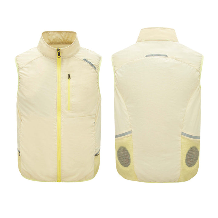 Retro Air Cooling Vest with 2 Fans – Electric Cooling Vest for Outdoor Activities
