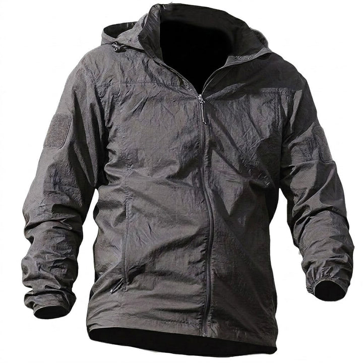 Men’s Quick-Dry UPF 50+ Summer Outdoor Hooded Shell Jacket