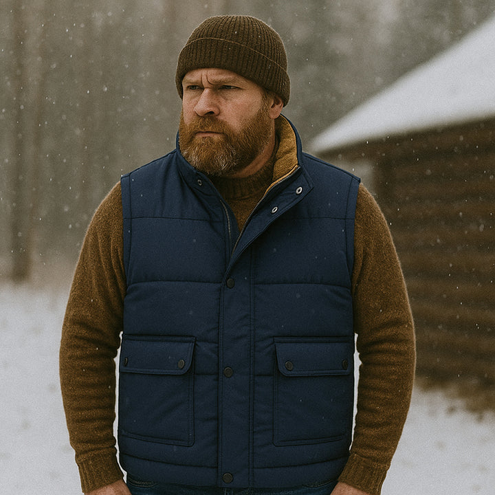 Men’s Thermal Outdoor Utility Vest – Lightweight Insulated Bodywarmer