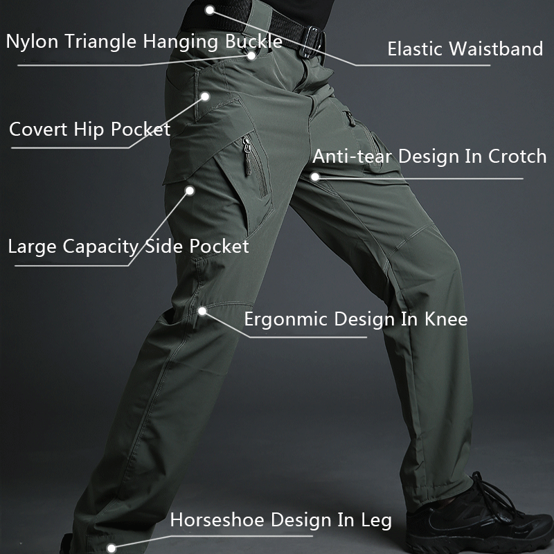 Archon IX9 Lightweight Quick Dry Stretch Trousers Army Green