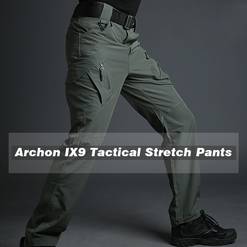 Archon IX9 Lightweight Quick Dry Stretch Trousers Army Green