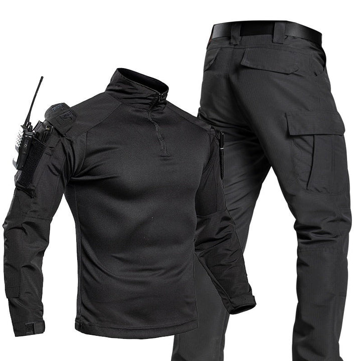 Men's Tactical Combat Shirt & Trousers Set – Waterproof Outdoor Utility Uniform