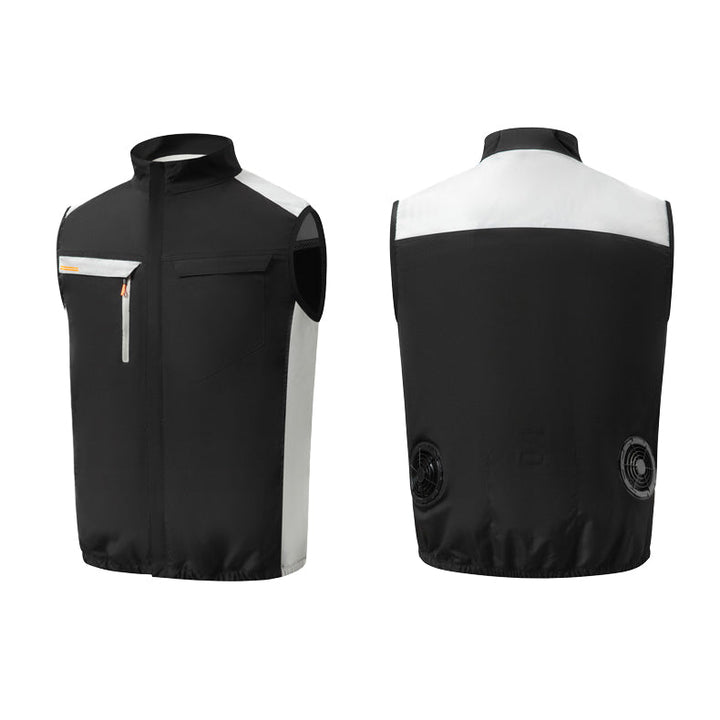 Air Cooling Vest with Dual Fans, 12V Electric Cooling Vest for Hot Weather Work & Outdoor Use