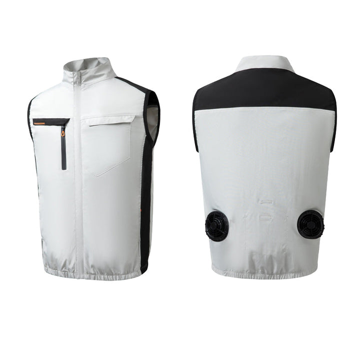 Air Cooling Vest with Dual Fans, 12V Electric Cooling Vest for Hot Weather Work & Outdoor Use