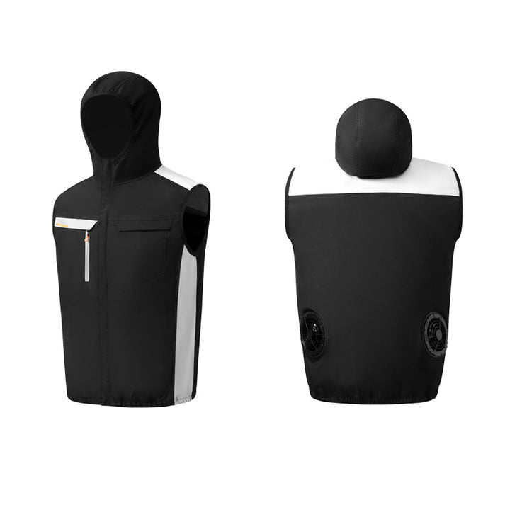 Air Cooling Vest with Dual Fans, 12V Electric Cooling Vest for Hot Weather Work & Outdoor Use