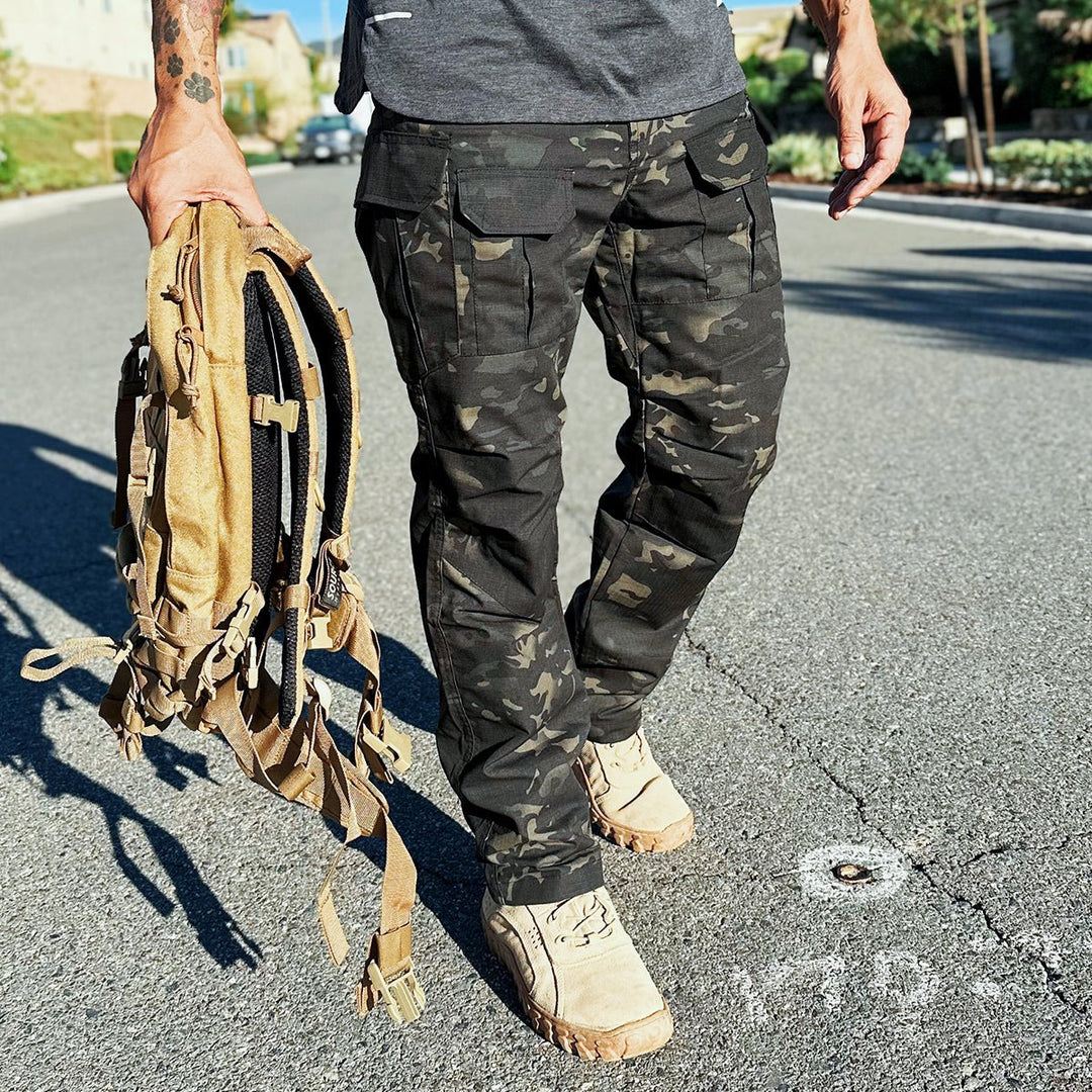 Archon IX8 Outdoor Waterproof Tactical Trousers Dark Camo