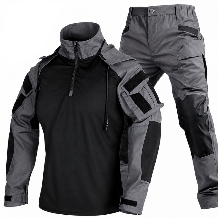 Men’s Tactical Uniform Set – Quick Dry Hoodie Combat Shirt, Trousers