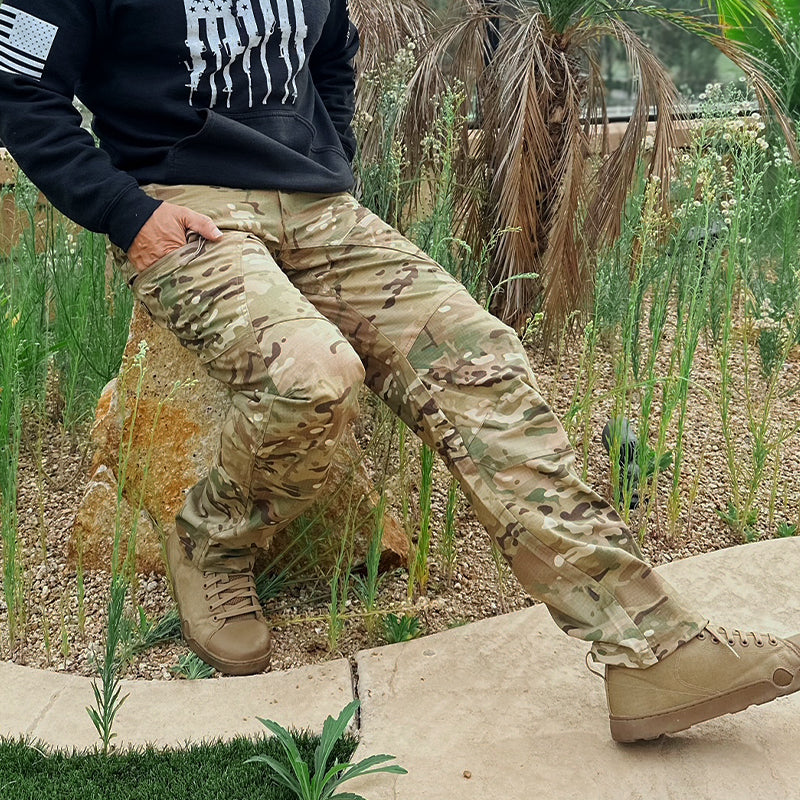 Men's Urban Pro Stretch Tactical Trousers Camouflage