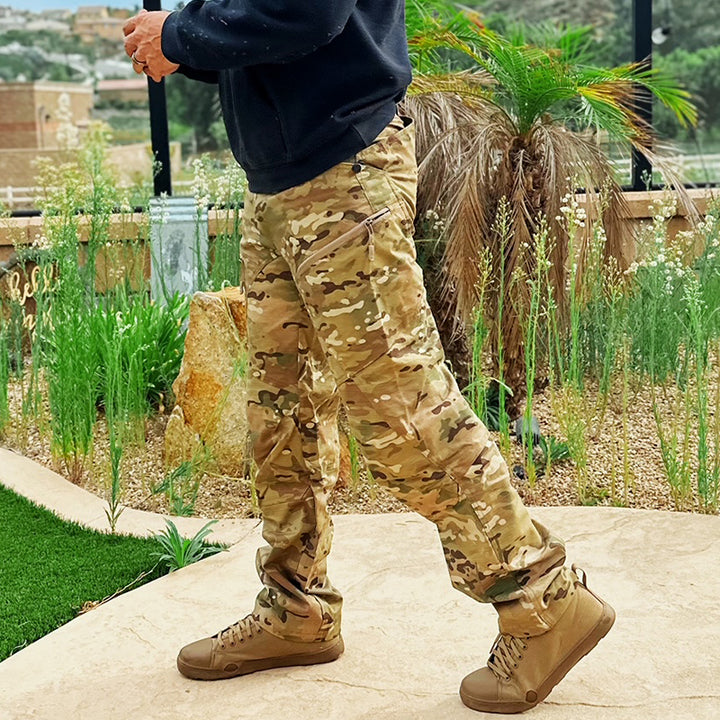 Men's Urban Pro Stretch Tactical Trousers Camouflage