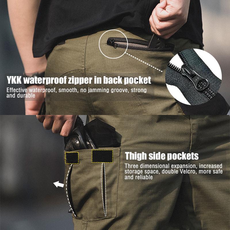 Men's Urban Waterproof Ripstop Cargo Trousers