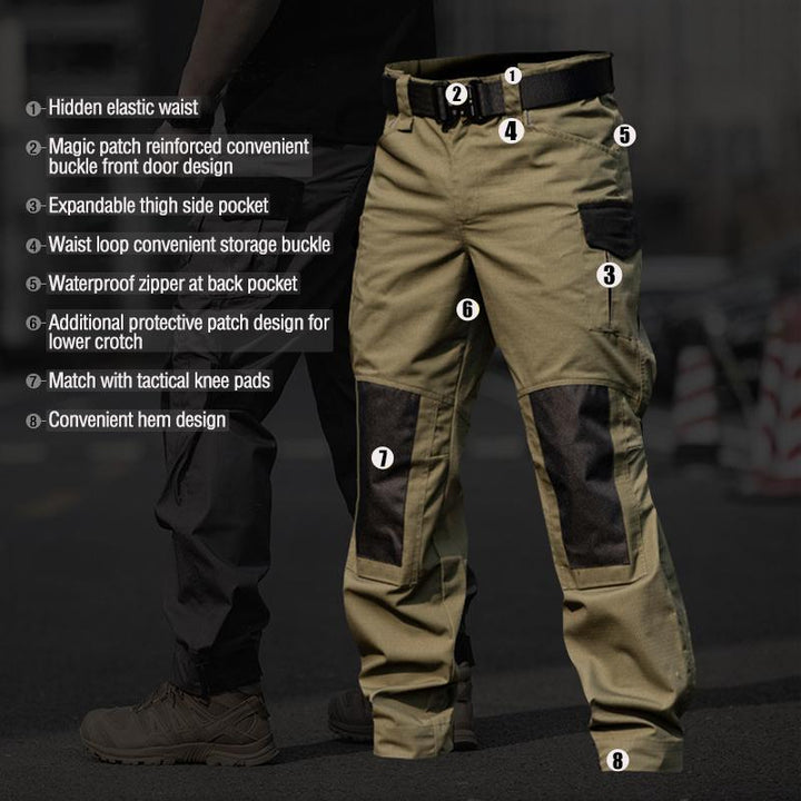 Men's Urban Waterproof Ripstop Cargo Trousers